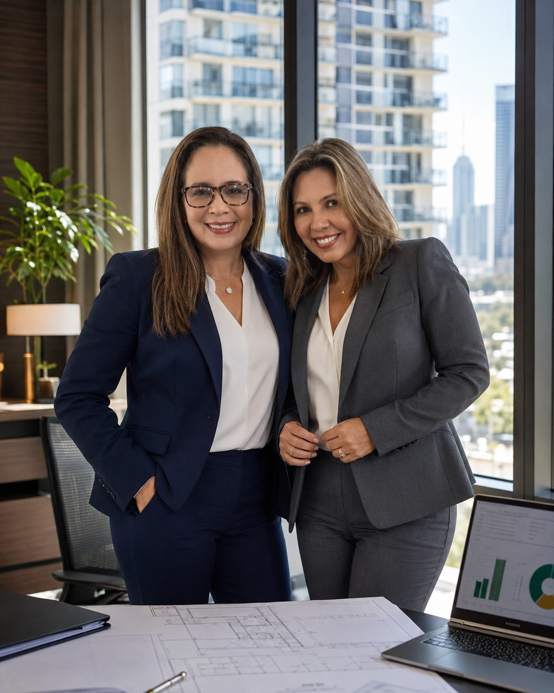 Dinia Rojas e Iris Gallardo - Socias Fundadoras